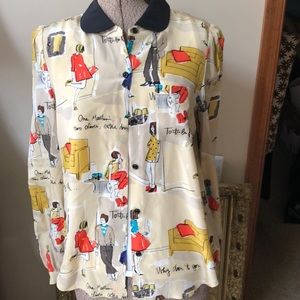 Kate Spade - cocktail shirt - size 4